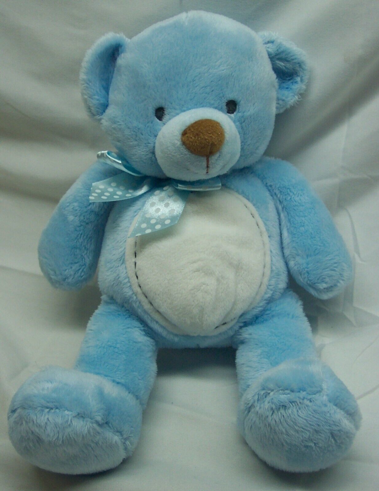 Primary image for Baby GUND SOFT LIGHT BLUE HONEYPOT THE TEDDY BEAR 11" Plush STUFFED ANIMAL