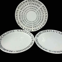 Lot of 3 Quadrifoglio Pizza 12” Plates Platter Stagioni Margherita Napol... - €51,74 EUR