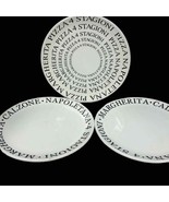 Lot of 3 Quadrifoglio Pizza 12” Plates Platter Stagioni Margherita Napol... - €52,05 EUR