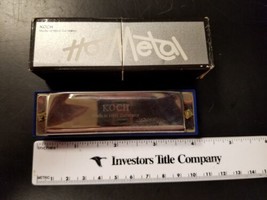 KOCH HOT METAL HARM0NICA MADE IN WEST GERMANY ORIGINAL BOX Key of G LIGH... - $19.59
