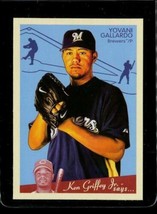 2008 Upper Deck Goudey Baseball Card #109 YOVANI GALLARDO Milwaukee Brewers - £7.28 GBP