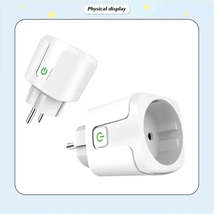 Smart Power Socket - Wifi Voice Controlled Plug via Alexa Google Tuya Apps - £9.66 GBP