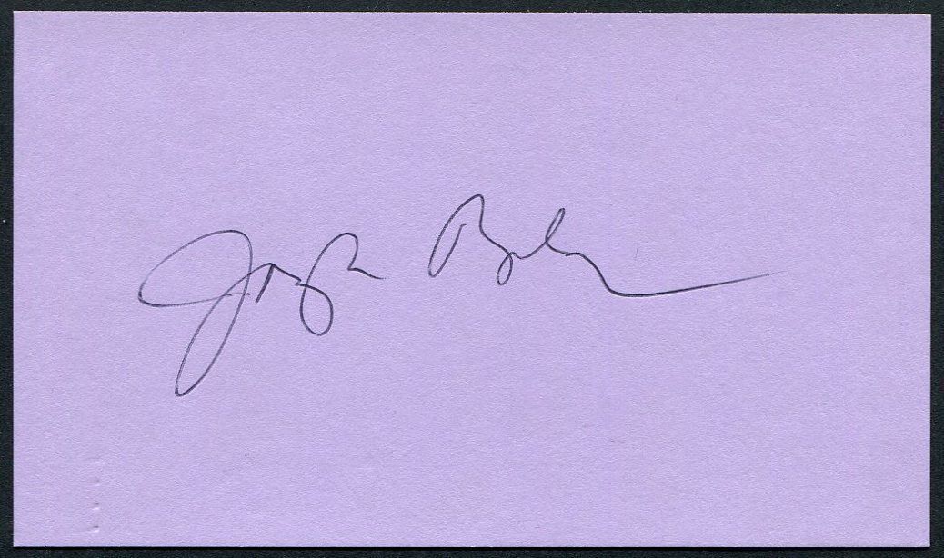 Primary image for JOSEPH BOLOGNA SIGNED 3X5 INDEX CARD ACTOR MY FAVORITE YEAR BLAME IT ON RIO