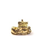 14k Yellow Gold Vintage Shoe House Charm That Opens - £207.83 GBP