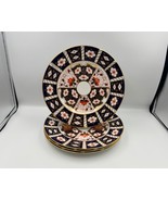 Set of 4 Royal Crown Derby English Bone China TRADITIONAL IMARI Dinner P... - $501.45 CAD