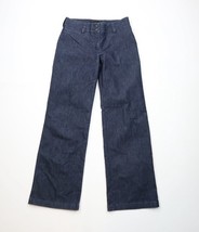 Vintage Y2K Express Womens 6 Faded Stretch Wide Leg Bell Bottoms Jeans Blue - $59.35