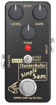 Simple Sam ThunderBaller Fuzz+Distortion Pedal 4 BASS Guitar FX Astounding Tone - £25.07 GBP