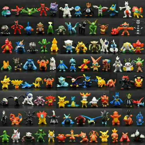 144Pcs Pokemon Toys Lot Action Figure Anime Doll Kids Party Xmas Gift - $750.65 MXN