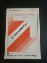 Christmas Day Is On Its Way by Cynthia Gray Sheet Music - $8.58