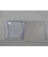 Longaberger 8&quot; Square Hard Basket Liner Protector and Lid (40697) &amp; (40687) - $257.98 MXN