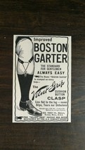 Vintage 1909 Boston Garter for Men Velvet Grip Original Ad 721 - £5.22 GBP