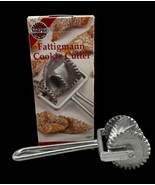 Norpro Fattigmann Cookie Cutter Cast Iron &amp; Stainless Steel 3287 Norwegi... - £14.69 GBP