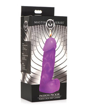 Master Series Passion Pecker Dick Drip Candle - Purple - $26.99