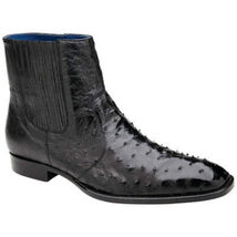 Belvedere Men's Genuine Ostrich Quill Chelsea Boot Roger Black R55 image 3