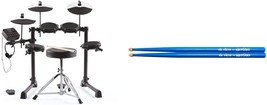 Kids Drum Set With 4 Quiet Mesh Electric Pads, 120 Sounds, Drum Stool, Drum - $359.97