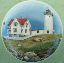 Ceramic knob Light House Lighthouse Cape Neddick ME #2 - £3.59 GBP