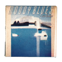 Moody Blues Sur la mer Vintage 1988 Square Pinback Button Promo Classic ... - $11.60