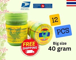 12 x Hong Thai Traditional  Herbal Inhaler Original from Thailand Net Weight 40g - £19.34 GBP