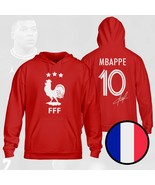 France Mbappe Three-Time Champions 3 Stars FIFA World Cup 2022 Red Hoodie  - $68.37 CAD+