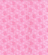 San Diego Padres Pink Hair Scrunchie Scrunchies by Sherry MLB Baseball  - £5.58 GBP
