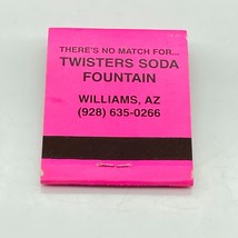 Vintage Matchbook Route 66 Place Twisters Soda Fountain, American Travel Souveni - £9.16 GBP