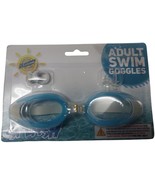 Home Smart Adult Size Light Blue Swim Googles - $2.95