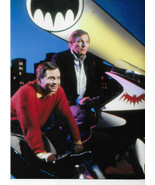 BATMAN 66 TV SERIES  ADAM WEST &amp; BURT WARD  ON BATCYCLE   8X10 PHOTO - £7.87 GBP