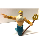 Disney The Little Mermaid KING TRITON 3 1/4&quot; PVC Cake Topper Figure - $9.90