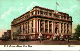 Vtg Postcard c 1908 U.S. Custom House New York - Unused - £4.76 GBP