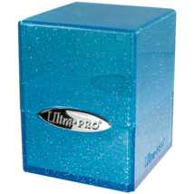 3 Ultra PRO Glitter Blue Satin Cube Deck Boxes - $36.42