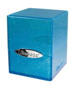 3 Ultra PRO Glitter Blue Satin Cube Deck Boxes - $51.17 CAD