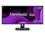 ViewSonic VG3456 34 Inch 21:9 UltraWide WQHD 1440p Monitor with Ergonomi... - £630.91 GBP+