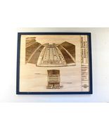 Infocision Stadium Akron Ohio Blueprint Wood Art, Framed Stadium Archite... - $40.17 CAD