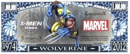 ✅ Pack of 50 Marvel Comics X-Men Wolverine 1 Million Dollar Bill Novelty Money ✅ - £13.82 GBP