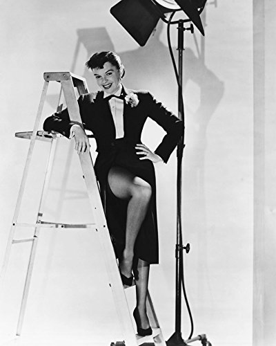 Primary image for Judy Garland Iconic Leggy Pose By Lights And Stepladder 16x20 Canvas Giclee