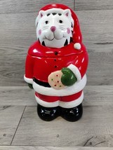 Vintage Coco Dowley Santa Claws Kitty Cat Cookie Jar-Santa Claus - $28.00