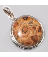 Sale, Adorable Poppy Jasper Pendant, One of a Kind, 925 Silver - $26.00