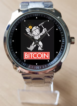 Bitcoin Lover Art Stylish Rare Quality Wrist Watch  - $35.00