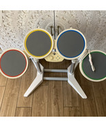 Nintendo Wii Harmonix Rock Band White Wired Drum #19092 - $982.29 MXN