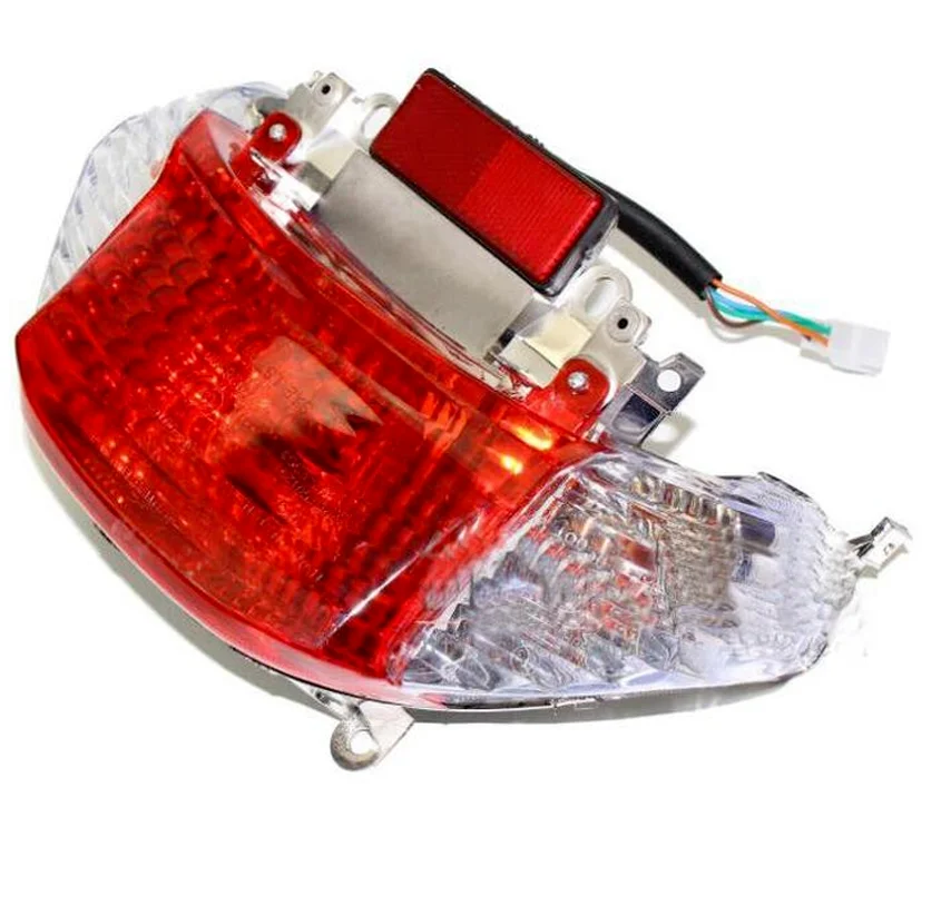 Motorcycle GY6 Scooter 50cc Rear Tail Light LED Turn Signal Indicator Lamp - C - £21.98 GBP