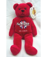 Hard Rock Cafe ORLANDO RED Rita Beara TEDDY BEAR Bean Bag Stuffed Animal... - $20.31 CAD