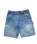 Mens Denim Shorts Baileys Point Carpenter Distressed Size 36 - $254.62 MXN