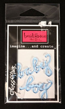 Heidi Grace Designs Glass Effects Baby Boy Scrapbook Embellishments Acry... - $1.77