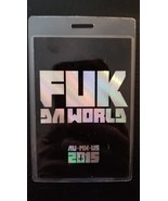 DIE ANTWOORD - ORIGINAL 2015 US / MEX / AUSTRALIAN TOUR LAMINATE BACKSTA... - $43.00