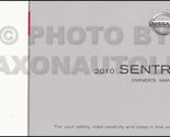 2010 Nissan Sentra Owner&#39;s Manual Original [Paperback] Nissan - $21.74