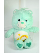 Care Bears Wish Bear Plush Toy Aqua Mint 2004 8&quot; - $5.89