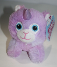 Fuzzy Friends Purple Pink Tie Dye Plush Unicorn 5&quot; Sewn Eyes Soft New Gr... - £9.96 GBP