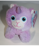 Fuzzy Friends Purple Pink Tie Dye Plush Unicorn 5&quot; Sewn Eyes Soft New Gr... - £9.87 GBP