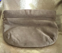 Vintage Ruth E. Saltz Suede Clutch Purse Bag Handbag Fawn Brown - $354.81 MXN
