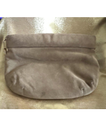 Vintage Ruth E. Saltz Suede Clutch Purse Bag Handbag Fawn Brown - $18.99